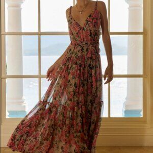 ASTR Eartha Floral Maxi Dress